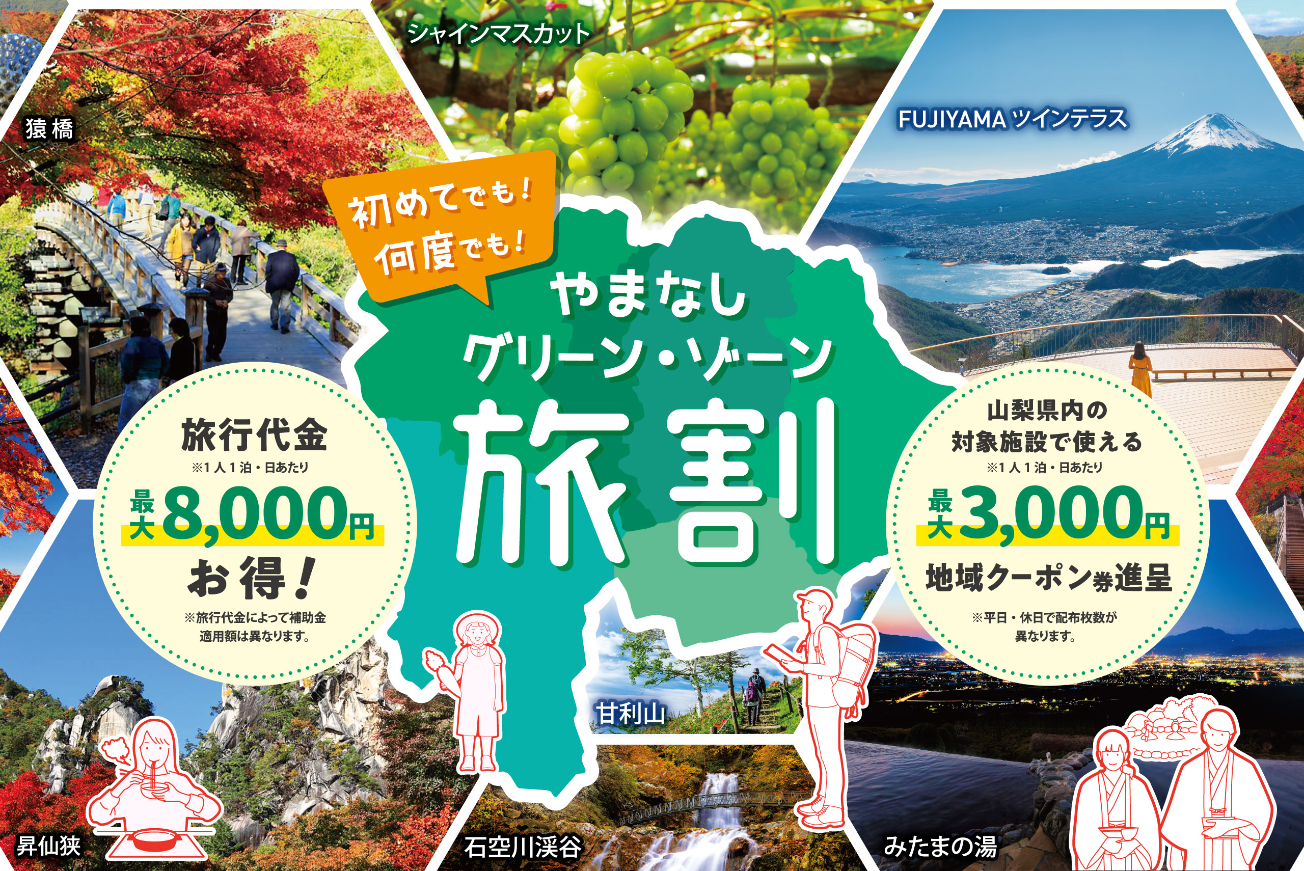 やまなしグリーンゾーン旅割