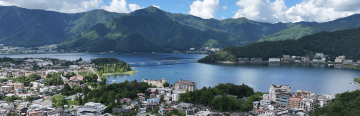 河口湖風景